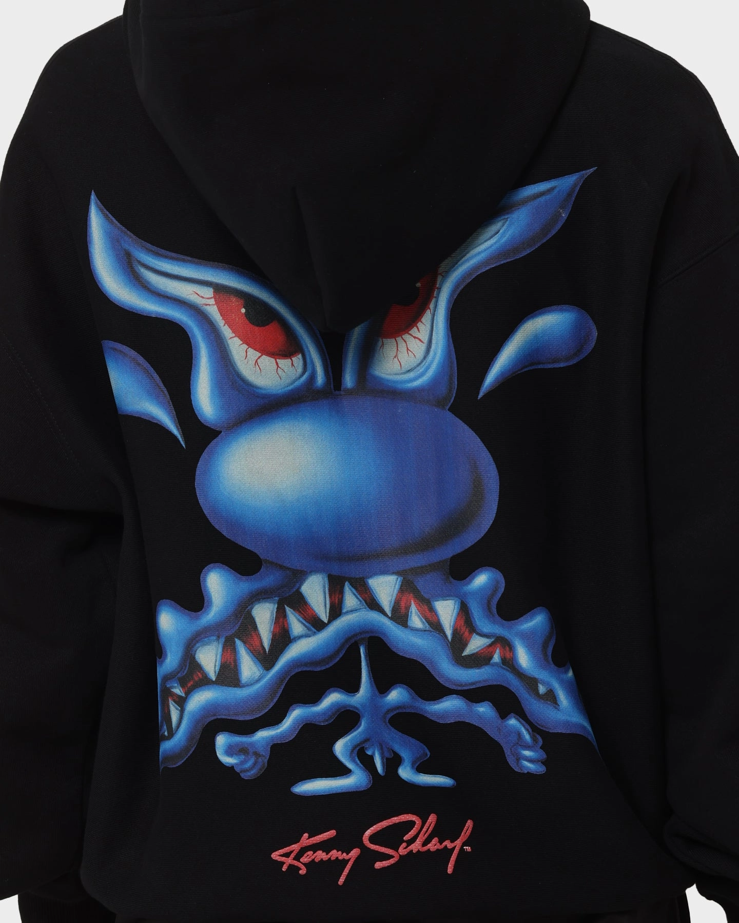 Carr?? X Kenny Scharf Meanie Oversized Hoodie Black Breathable fabric Pullover