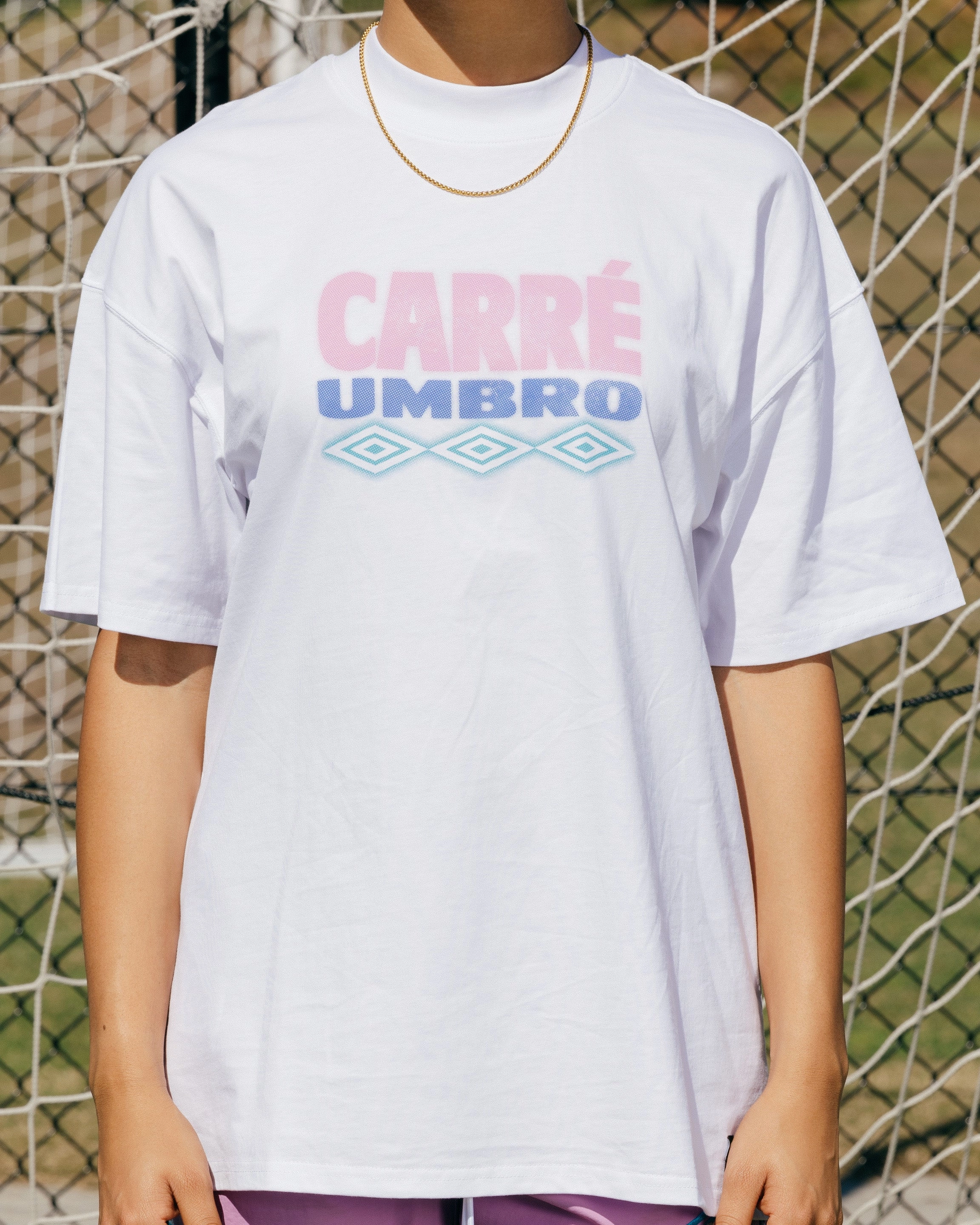 Carr?? X Umbro Forward Vintage T-Shirt White Casual Wear family gathering