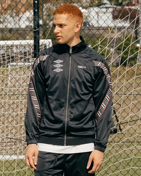 Carr?? X Umbro Unity Track Jacket Black Panama Weather Resistant Coating