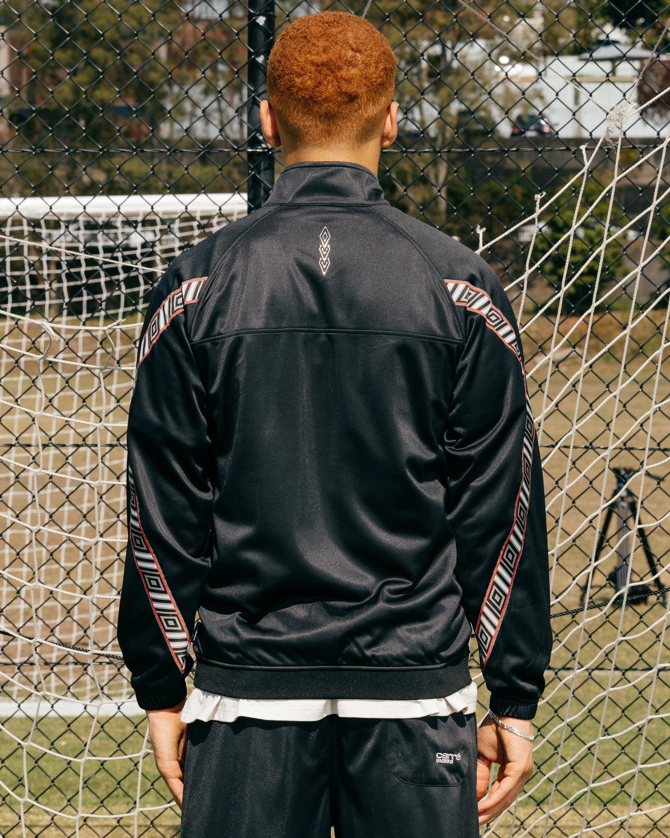 Carr?? X Umbro Unity Track Jacket Black High Collar Support