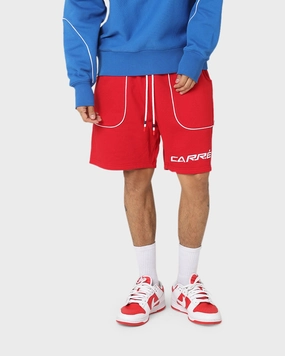 Carre Ange Track Shorts Red Zero Chafe Construction