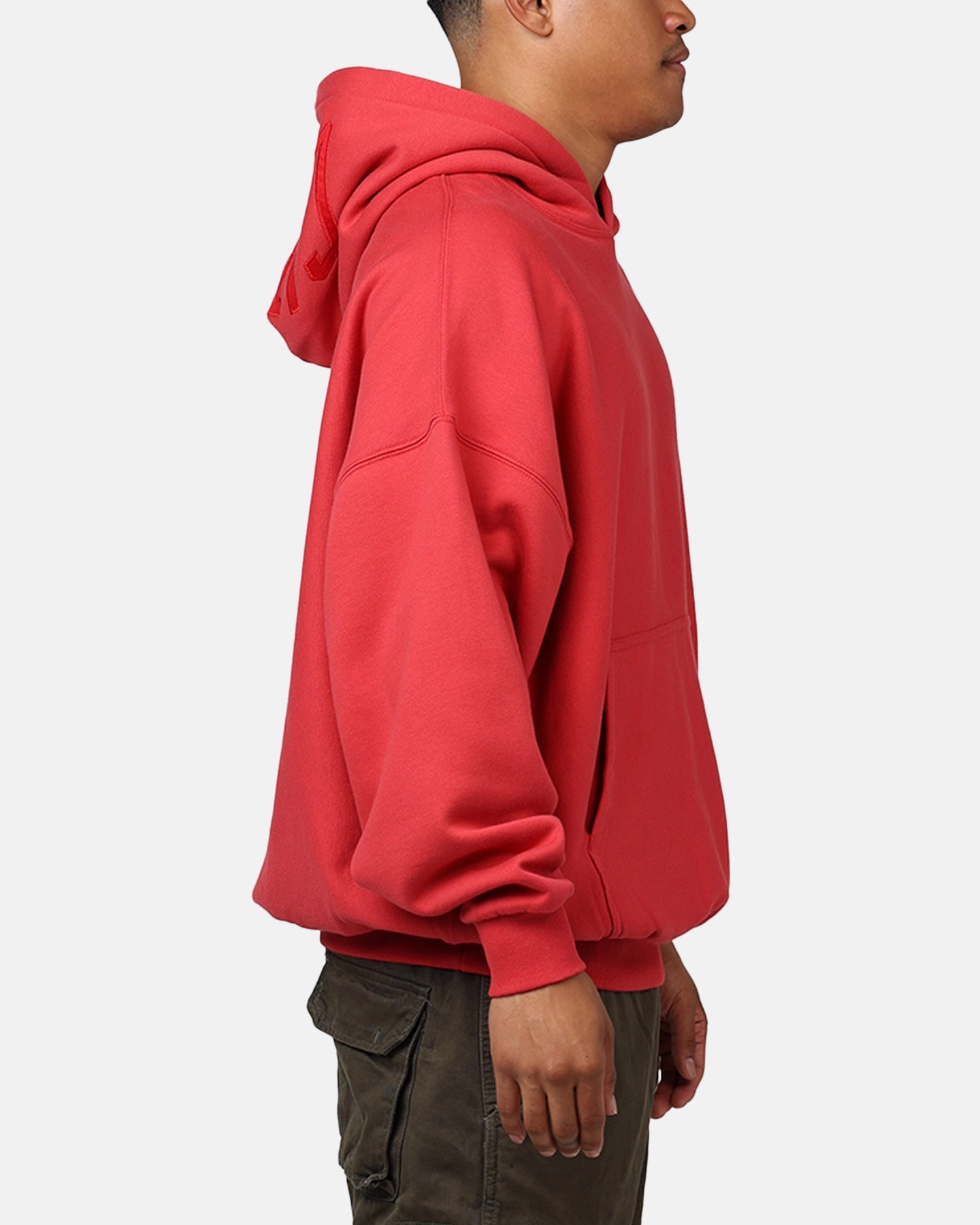 Adaptive Climate Control Comfortable Carre Arch Oversized Hoodie Red