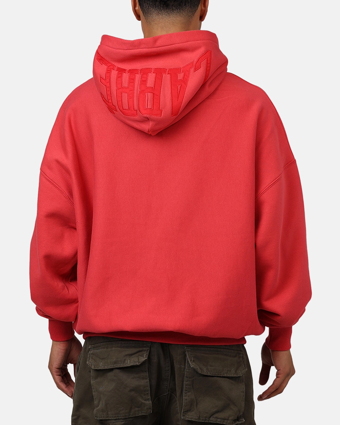 Operation Carre Arch Oversized Hoodie Red