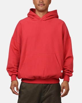 Carre Arch Oversized Hoodie Red Notebook Promulgate