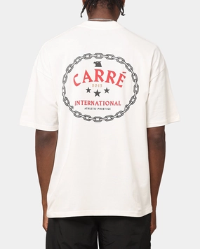 Carre Athletic Prestige Mockneck T-Shirt Off White Hypoallergenic Fibers City Casual
