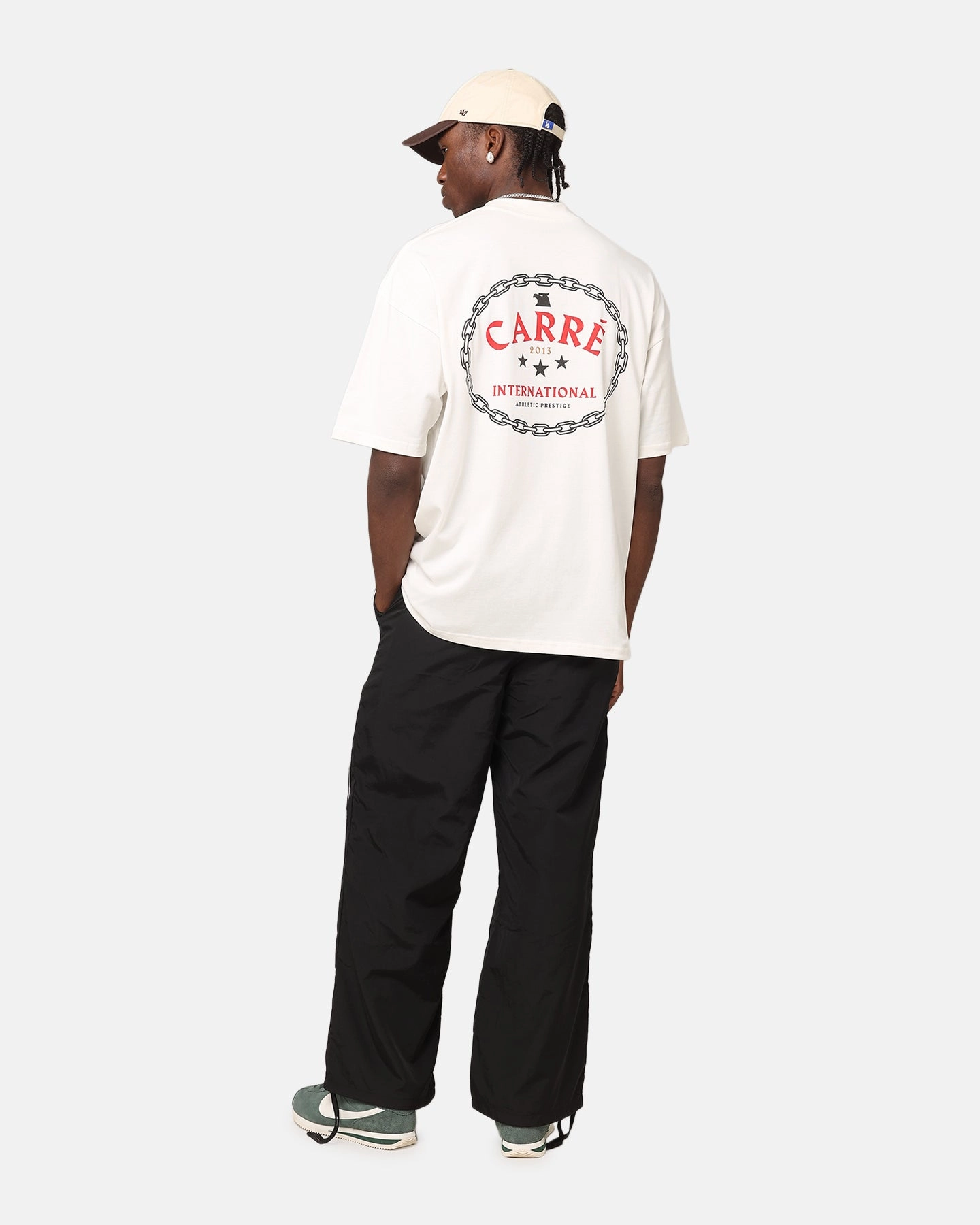 Carre Athletic Prestige Mockneck T-Shirt Off White Weekend Wear