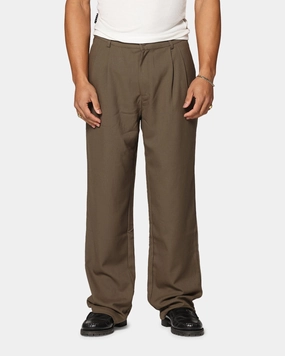 NonRestrictiveCut Ultra Soft Carre Atlas Wide Leg Pants Khaki