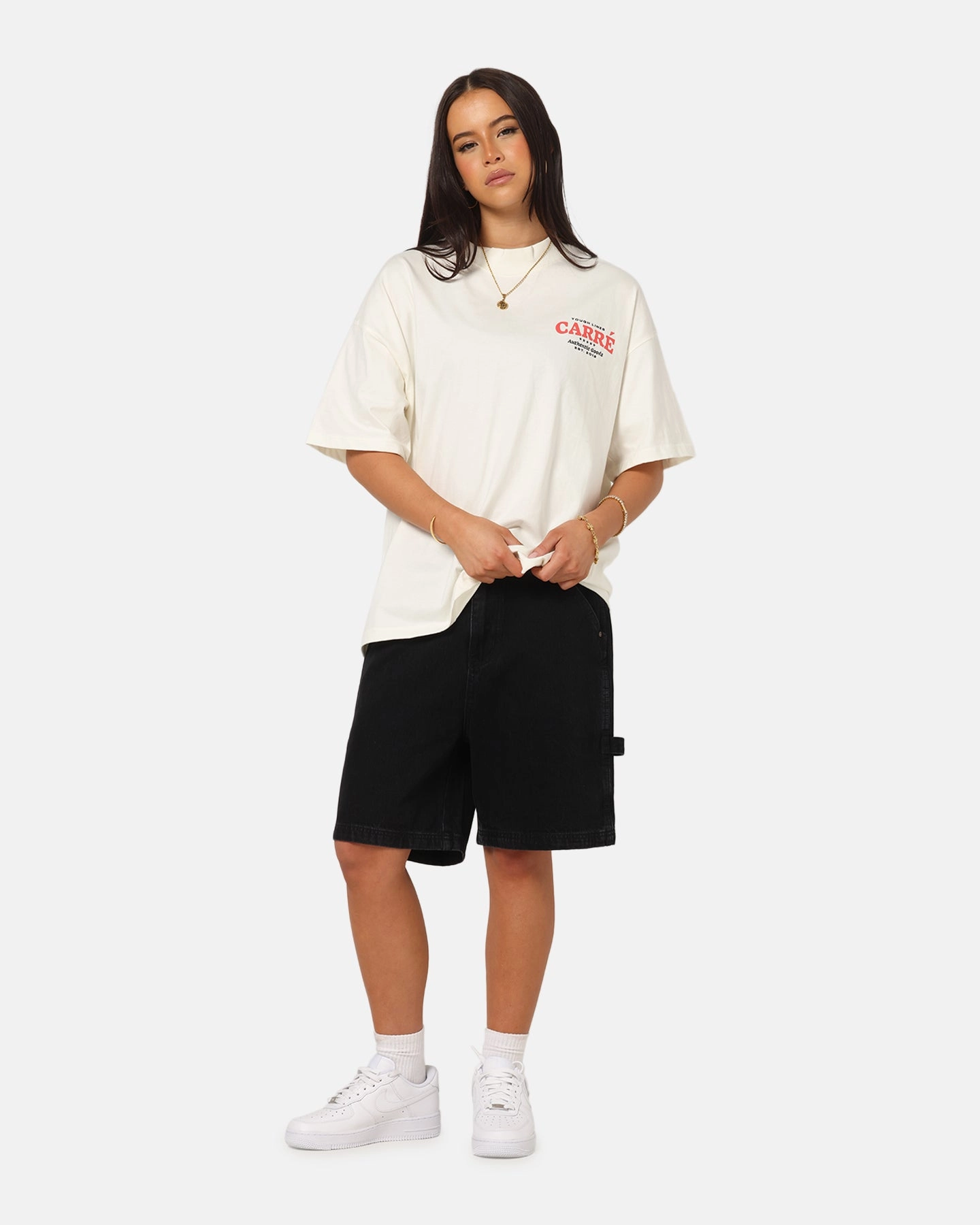 brandable EcoFriendlyMaterial Carre Authentic Heavy T-Shirt Off White