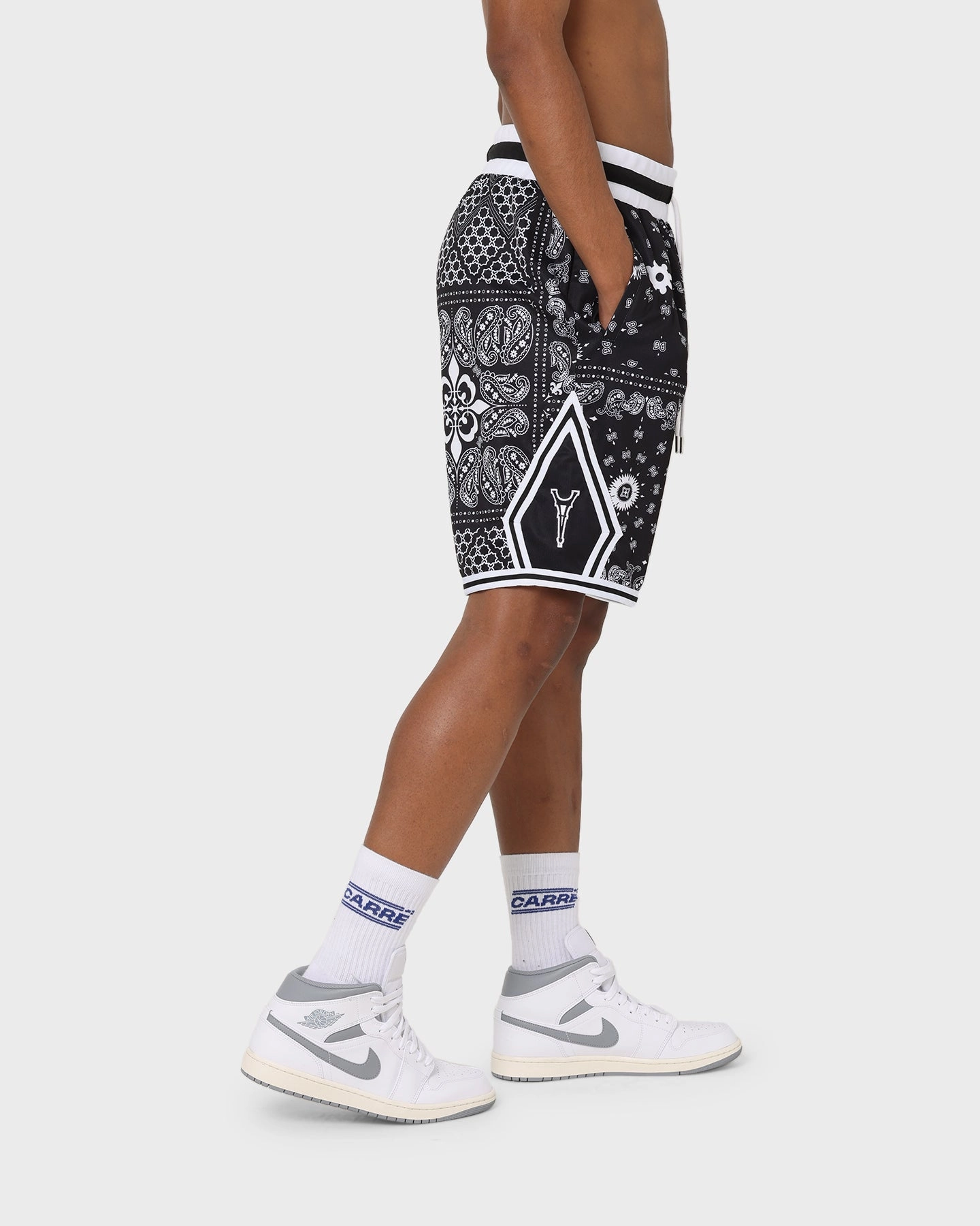 FoldOverClosure Carre Bandana Ultra Ball Shorts Black
