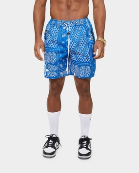 EcoFriendlyMaterials checkered pattern Carre Bandana Ultra LP Shorts Blue