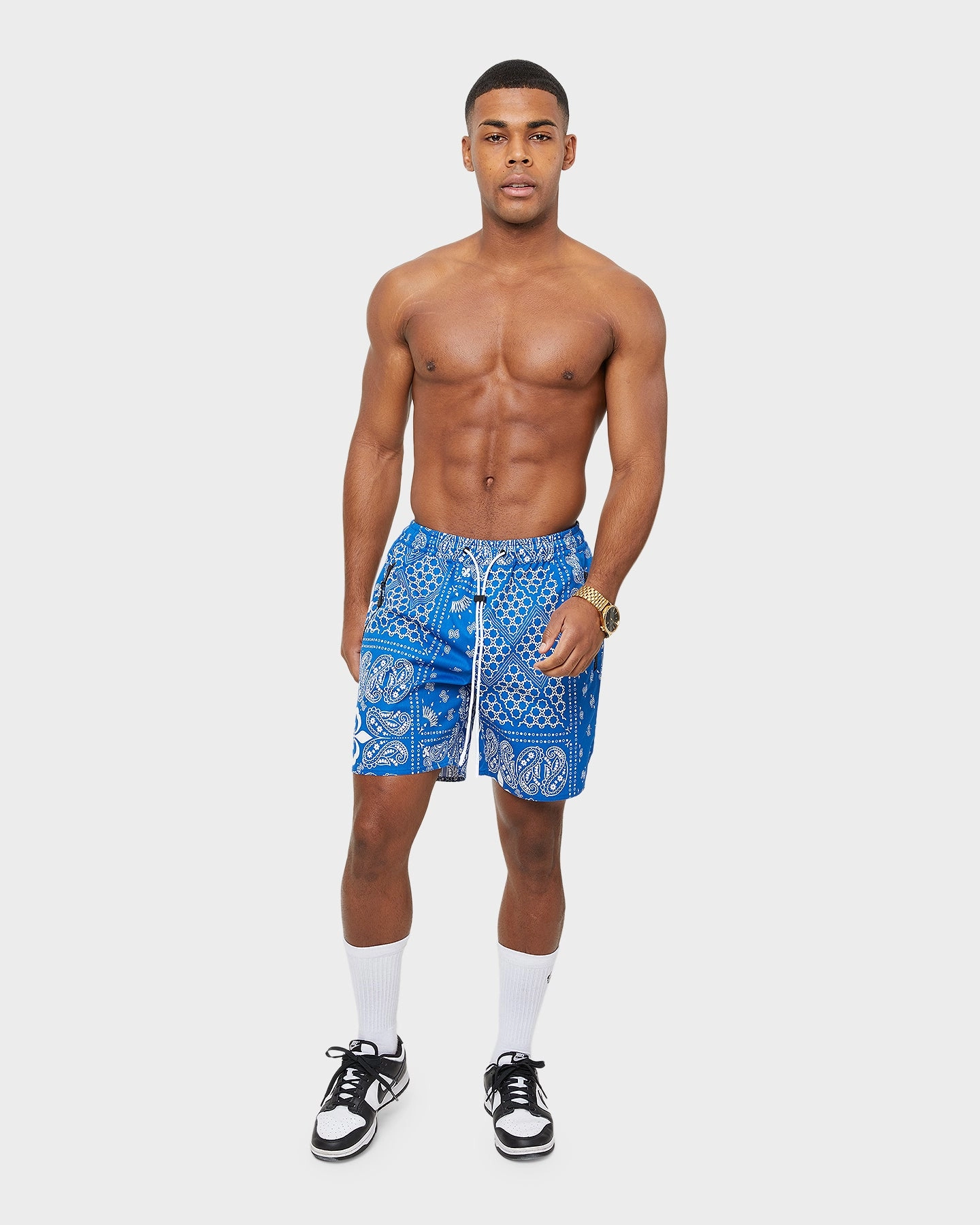 Carre Bandana Ultra LP Shorts Blue Youth fashion polo shirt