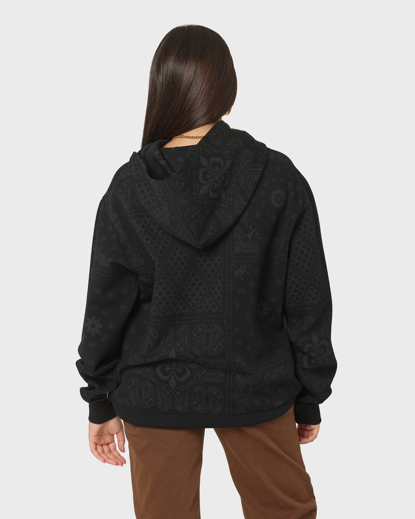 Compression Panels Confidence booster Carre Bandana Ultra Motion Hoodie Black