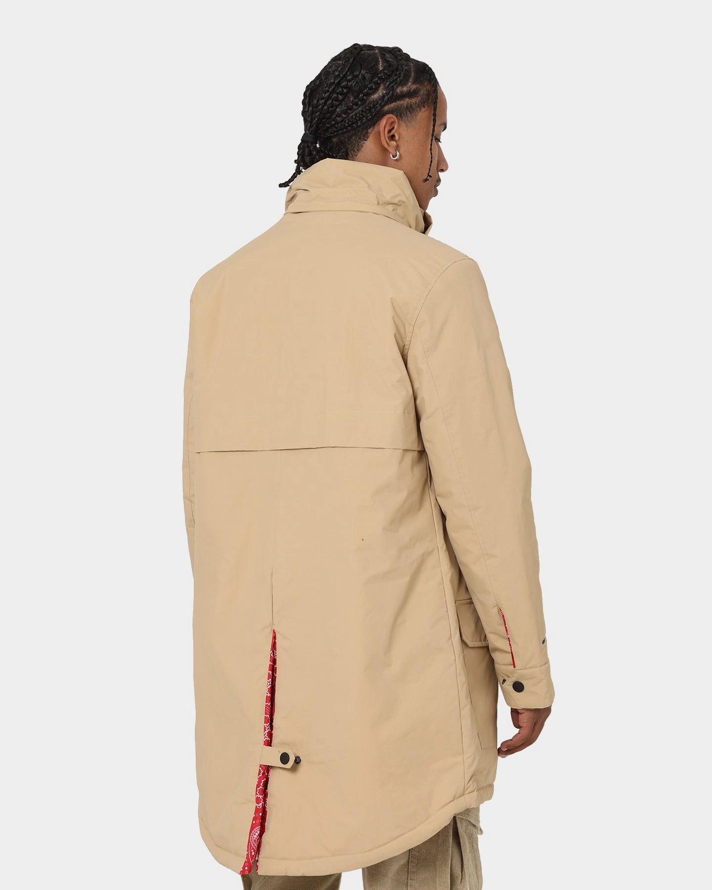 Carre Bandana Ultra Trench Coat Stone Windshield Coat