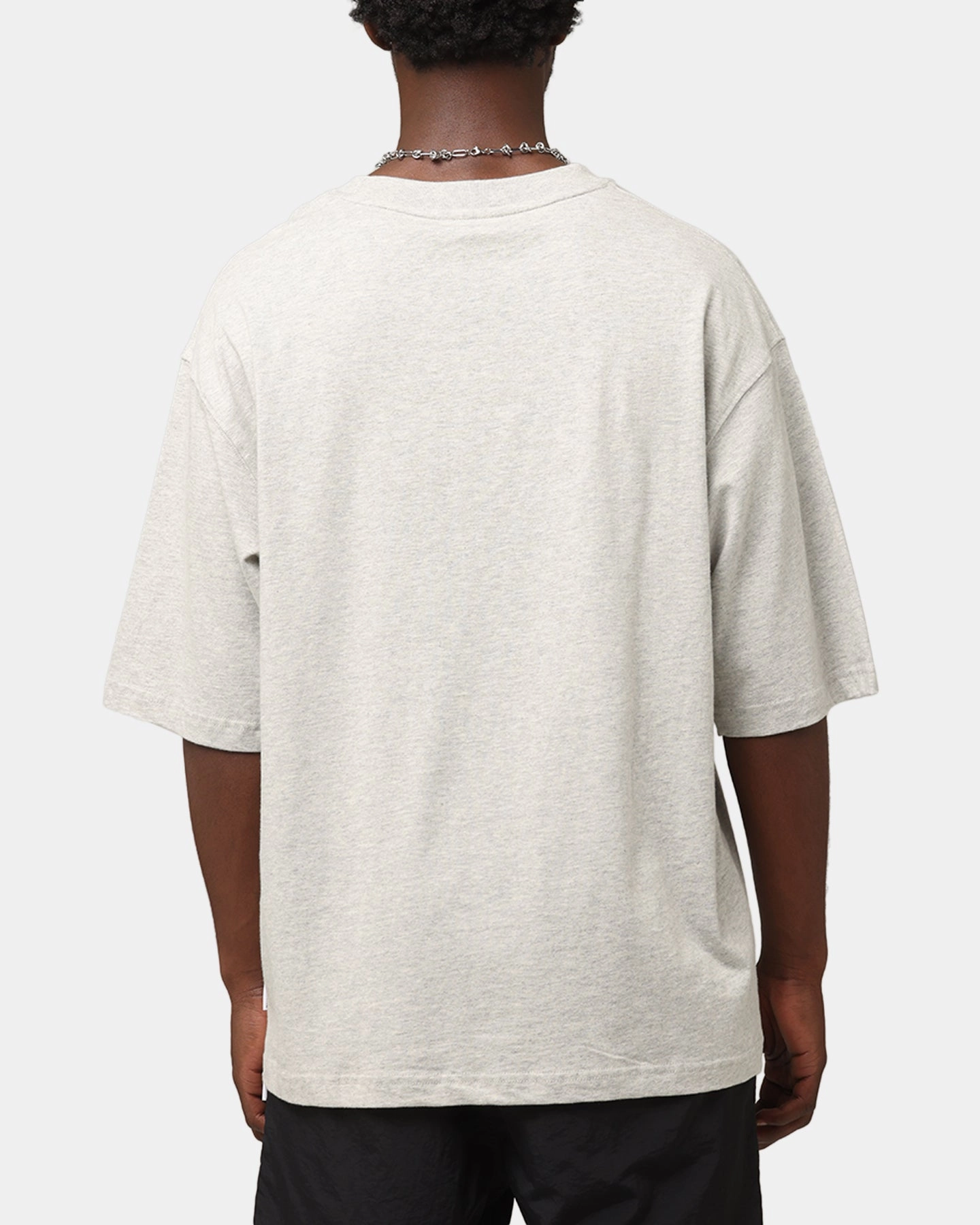 Carre Blanc Boxy T-Shirt Grey Marle Chill Design Cozy Look