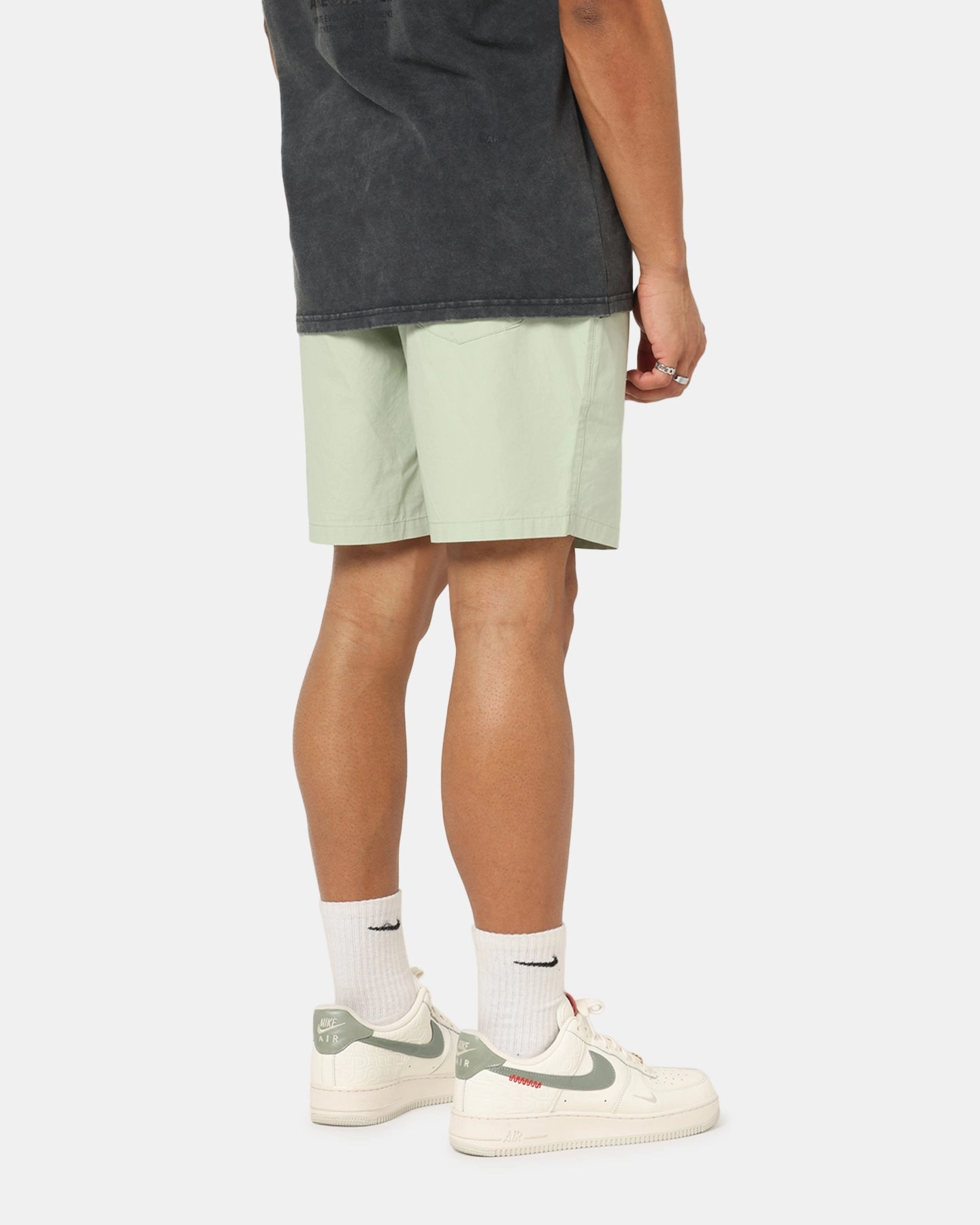 Carre Block Star Beach Shorts Sage High Durability Blend