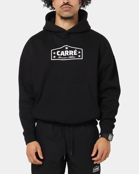 Carre Block Star Hoodie Black Bright Color Athletic Cut