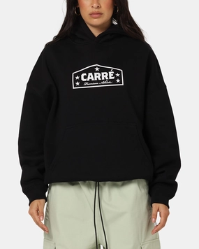 Carre Block Star Hoodie Black Layered Security Pockets