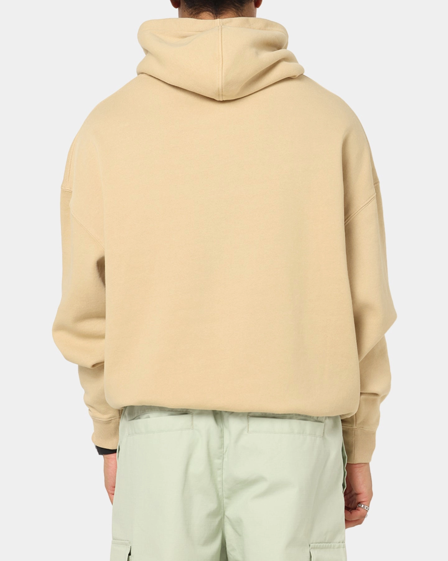 Daily Smooth Carre Block Star Hoodie Stone