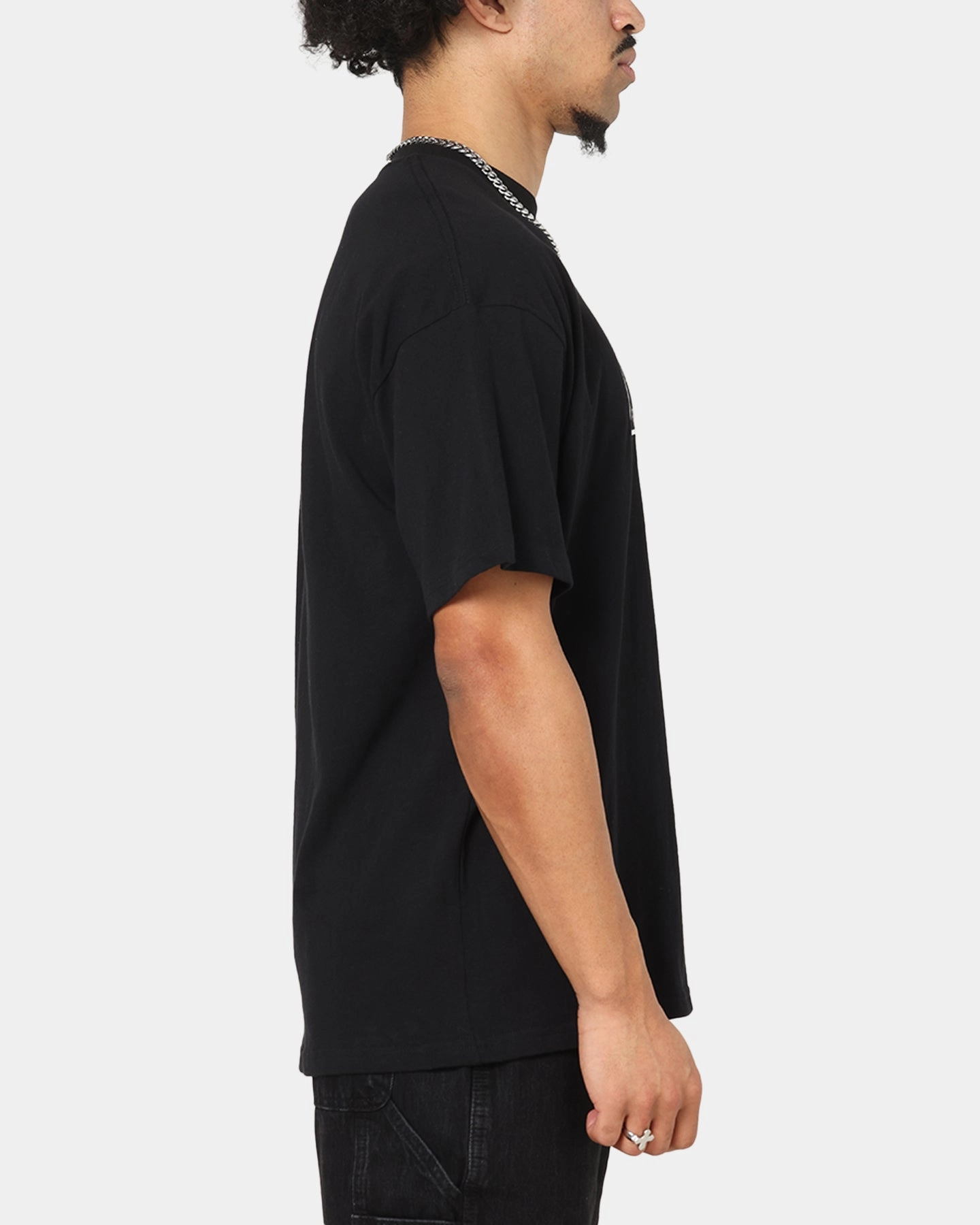 Carre Block Star T-Shirt Black Versatile Look Sporty Layer Look