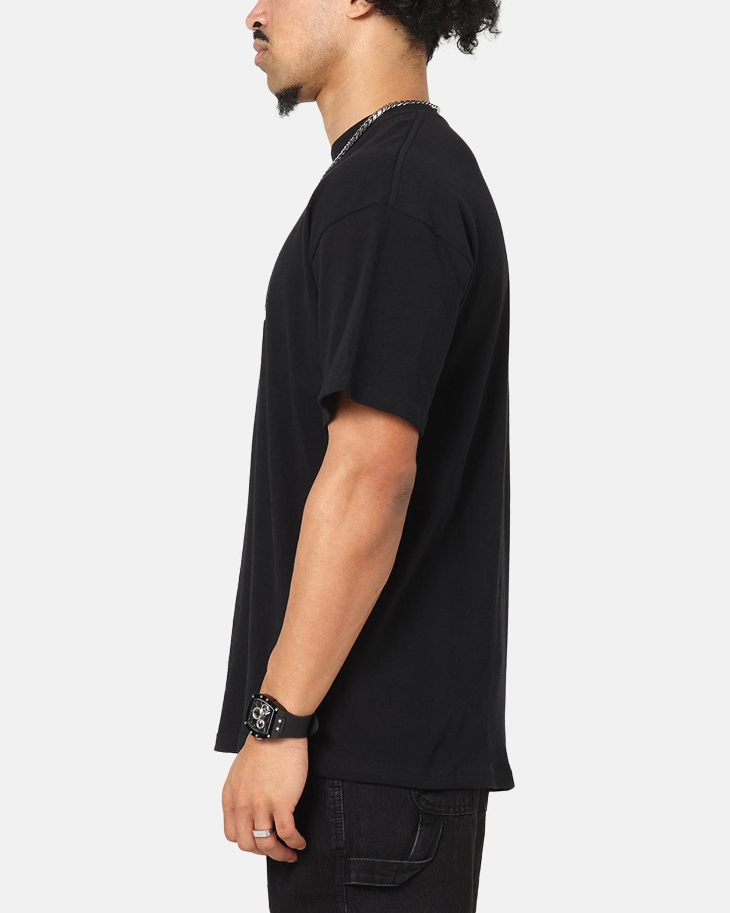 Carre Block Star T-Shirt Black Smart Wear