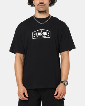 Anti Odor Technology Carre Block Star T-Shirt Black