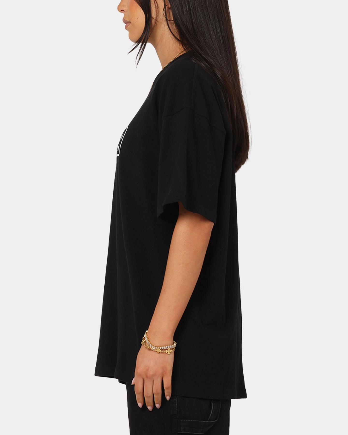 Outdoor Trend Look Carre Block Star T-Shirt Black