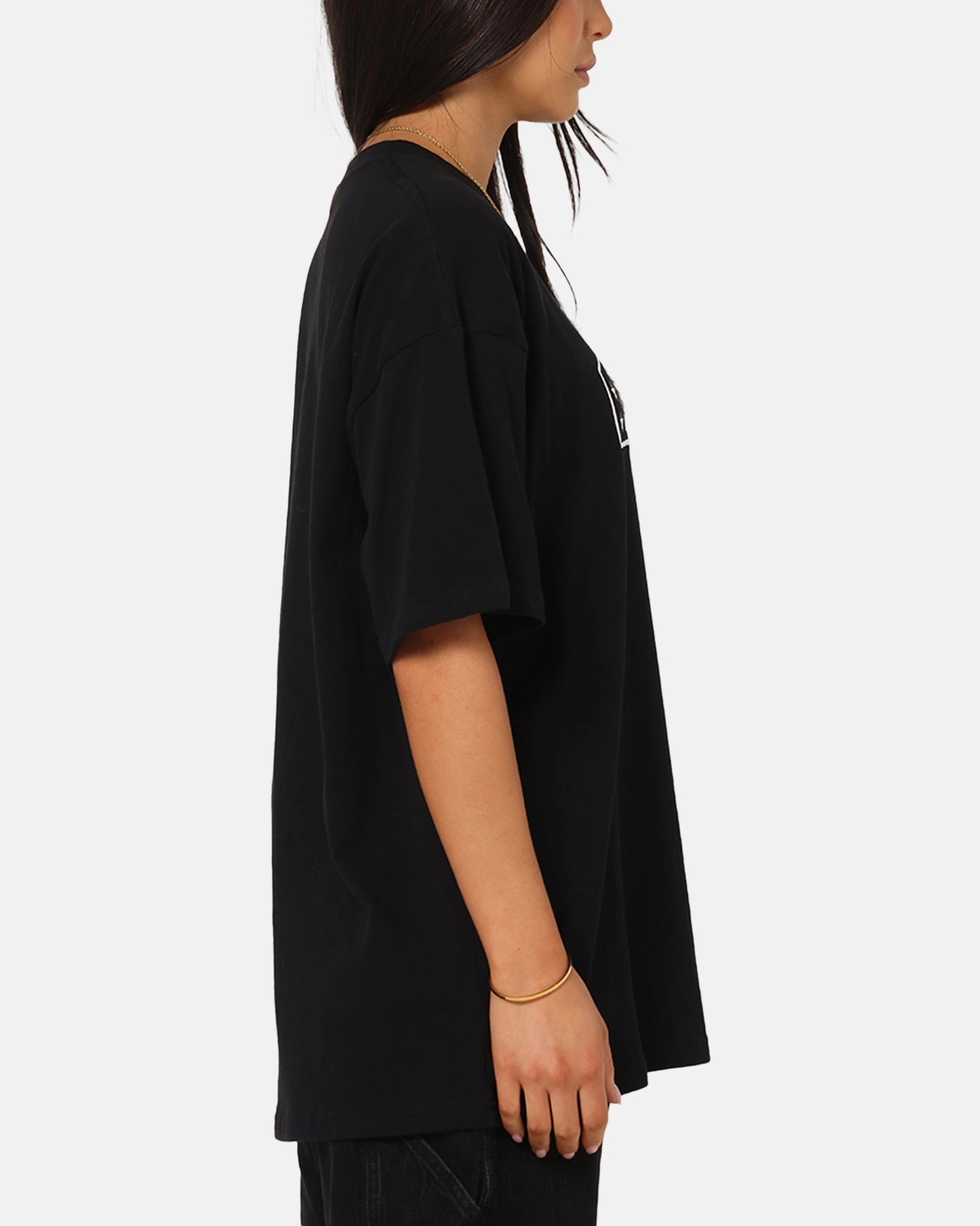 Carre Block Star T-Shirt Black Vintage Wash Effect
