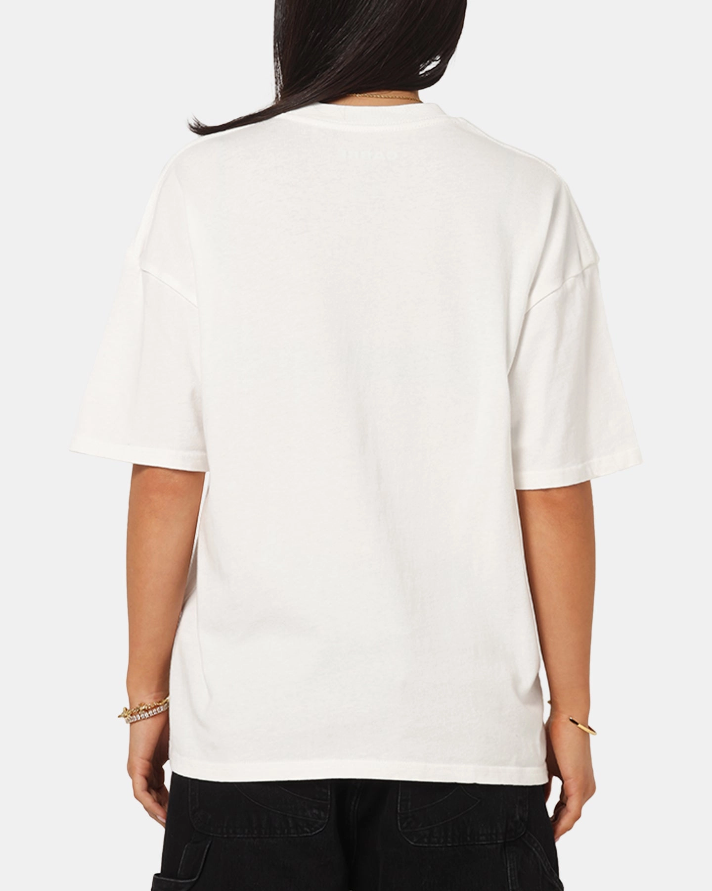 Anti microbial coating Carre Block Star T-Shirt Off White