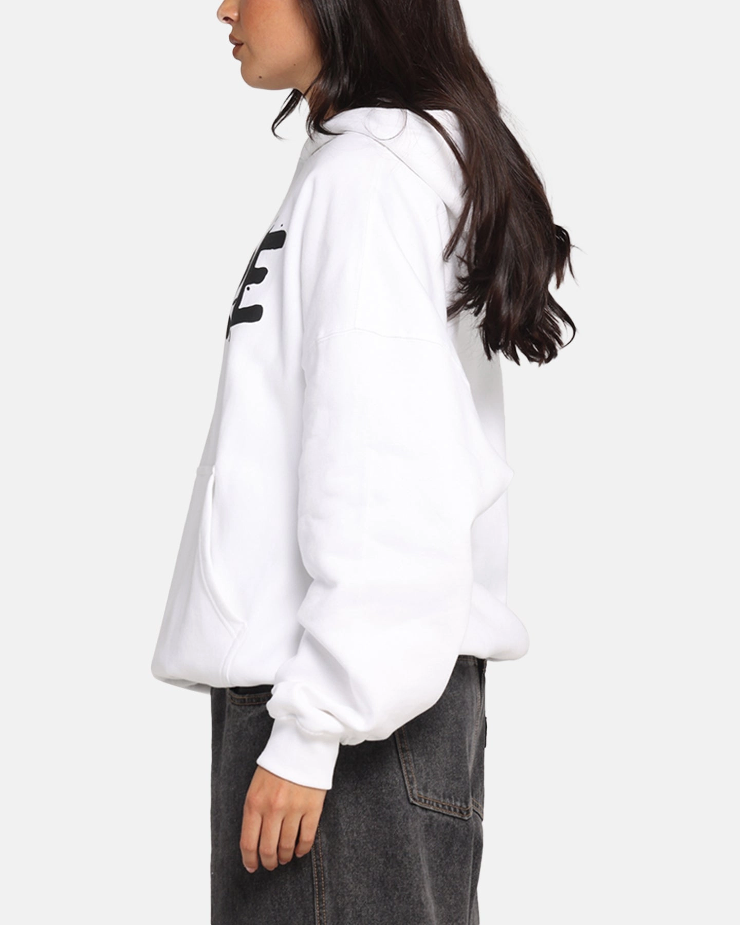 Carre Blotted Hoodie White Idolize