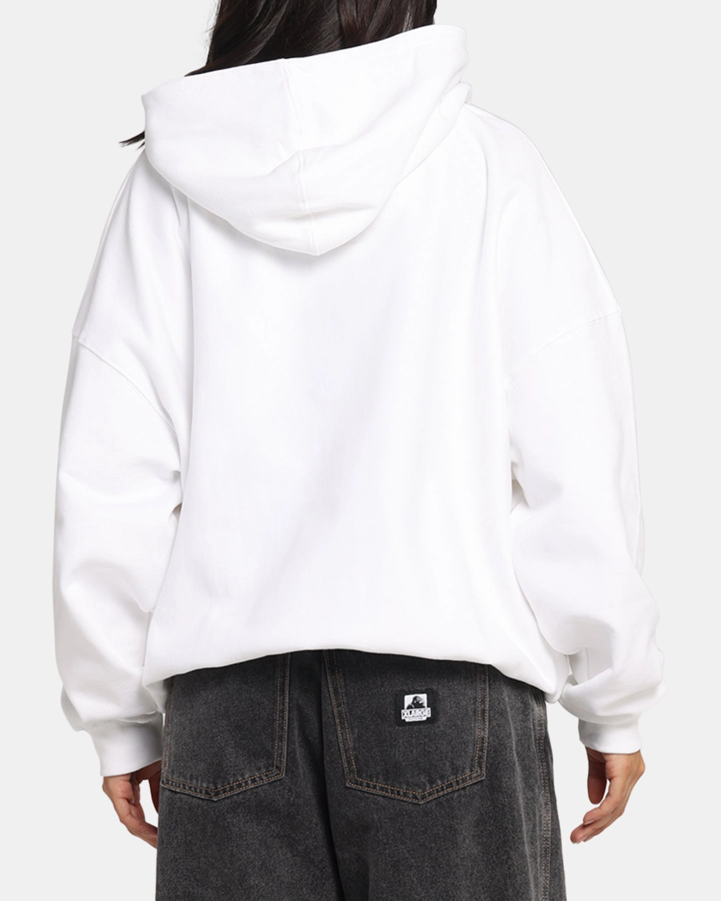 Participate Carre Blotted Hoodie White