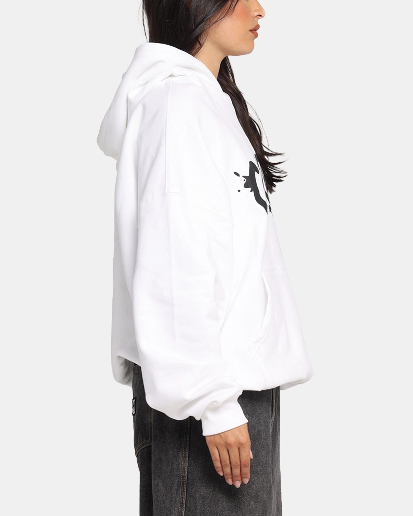 Heat Regulating Technology Adapt Carre Blotted Hoodie White