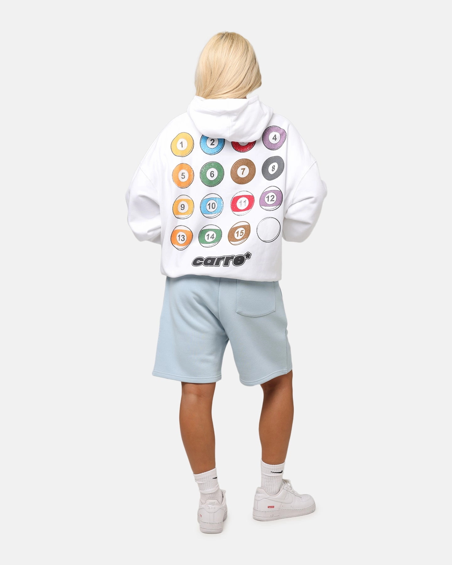 Secure Closures Carre Break Hoodie White