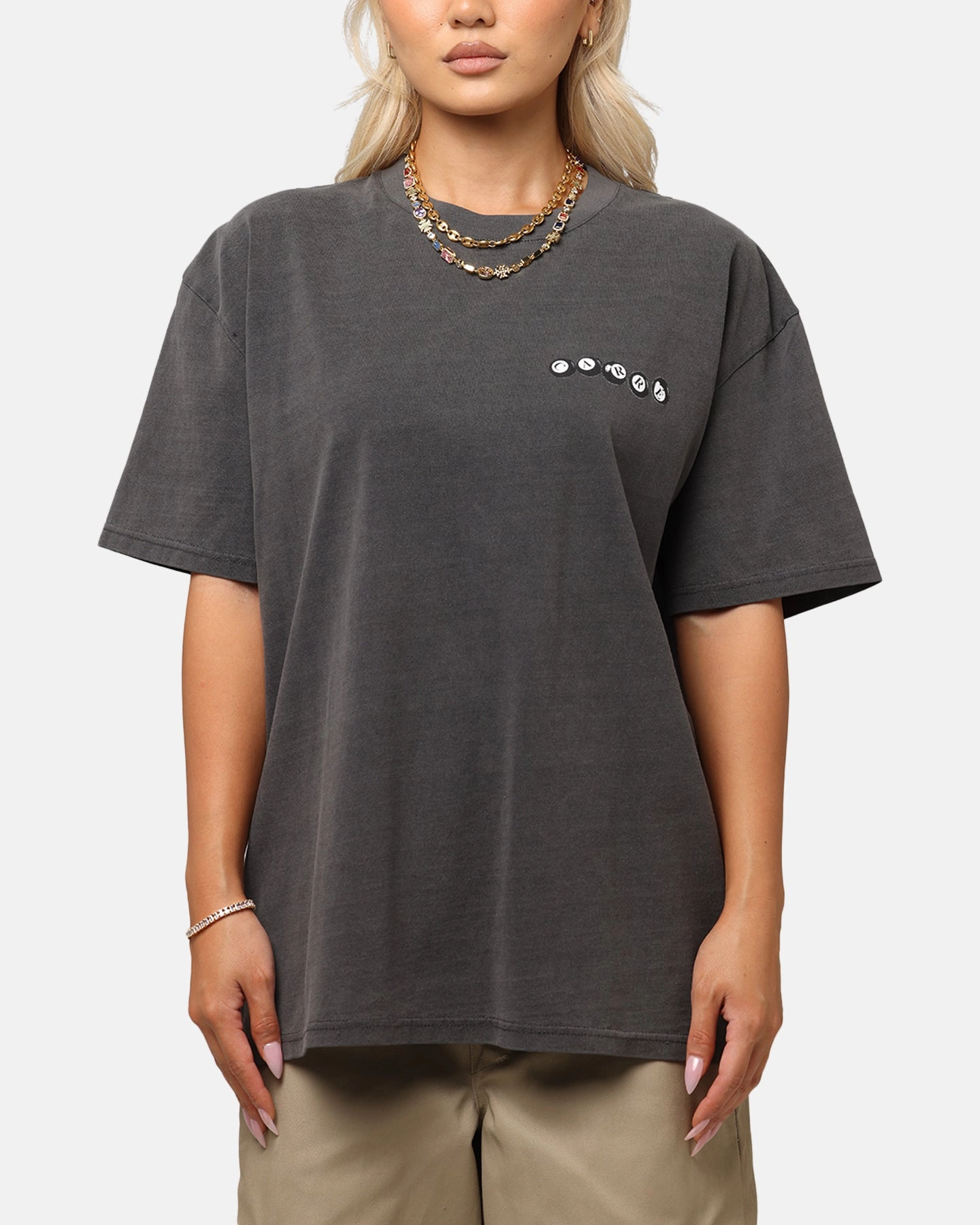 Carre Break T-Shirt Black Wash Everyday Top