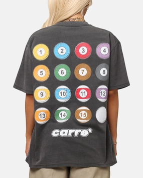 sports performance Cozy Vibe Wear Carre Break T-Shirt Black Wash