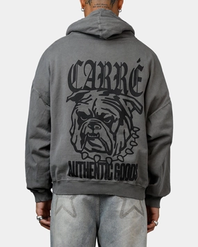 Softshell Outer Layer Carre Bulldog Premium Hoodie Washed Charcoal