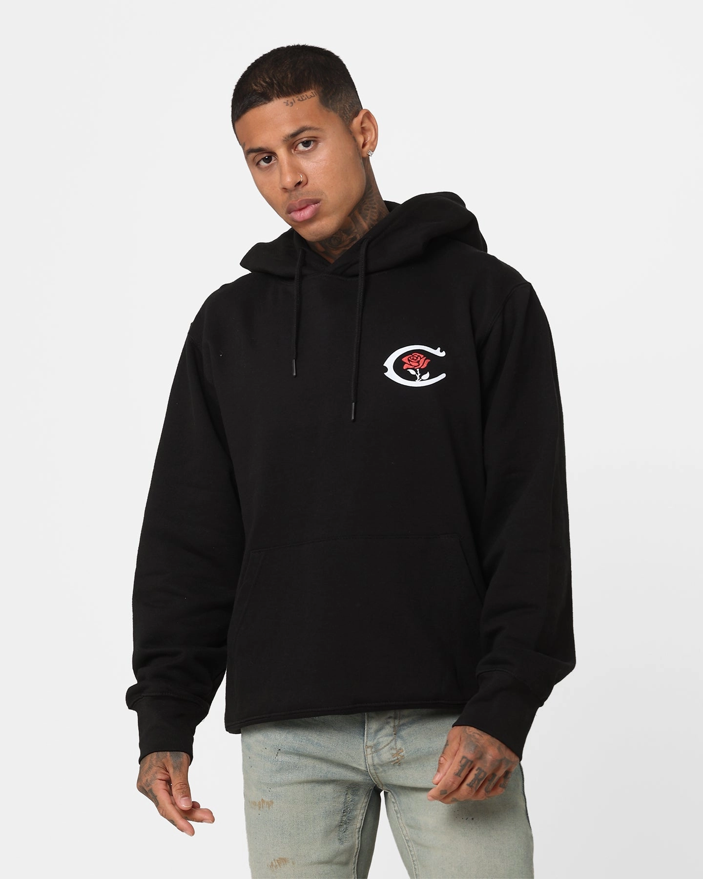 Carre C-Rosa Classic Hoodie Black exploration