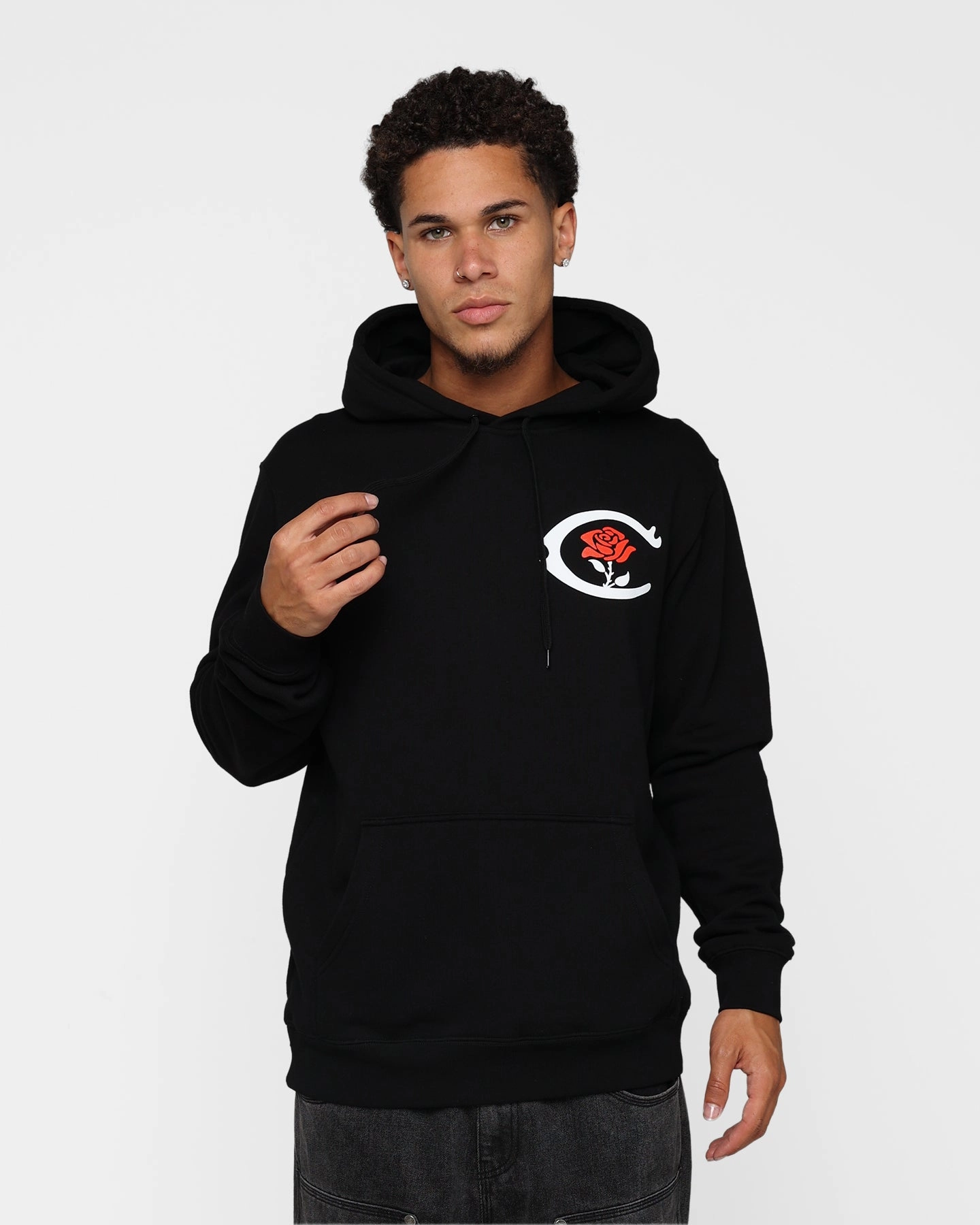 Carre C-Rose Classic Hoodie Black Friendship
