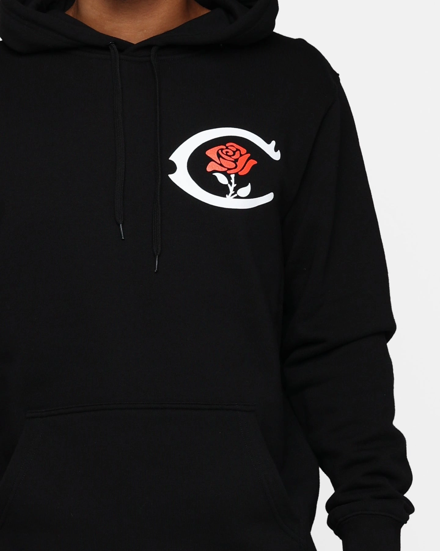 Carre C-Rose Classic Hoodie Black platform Layered Security Pockets