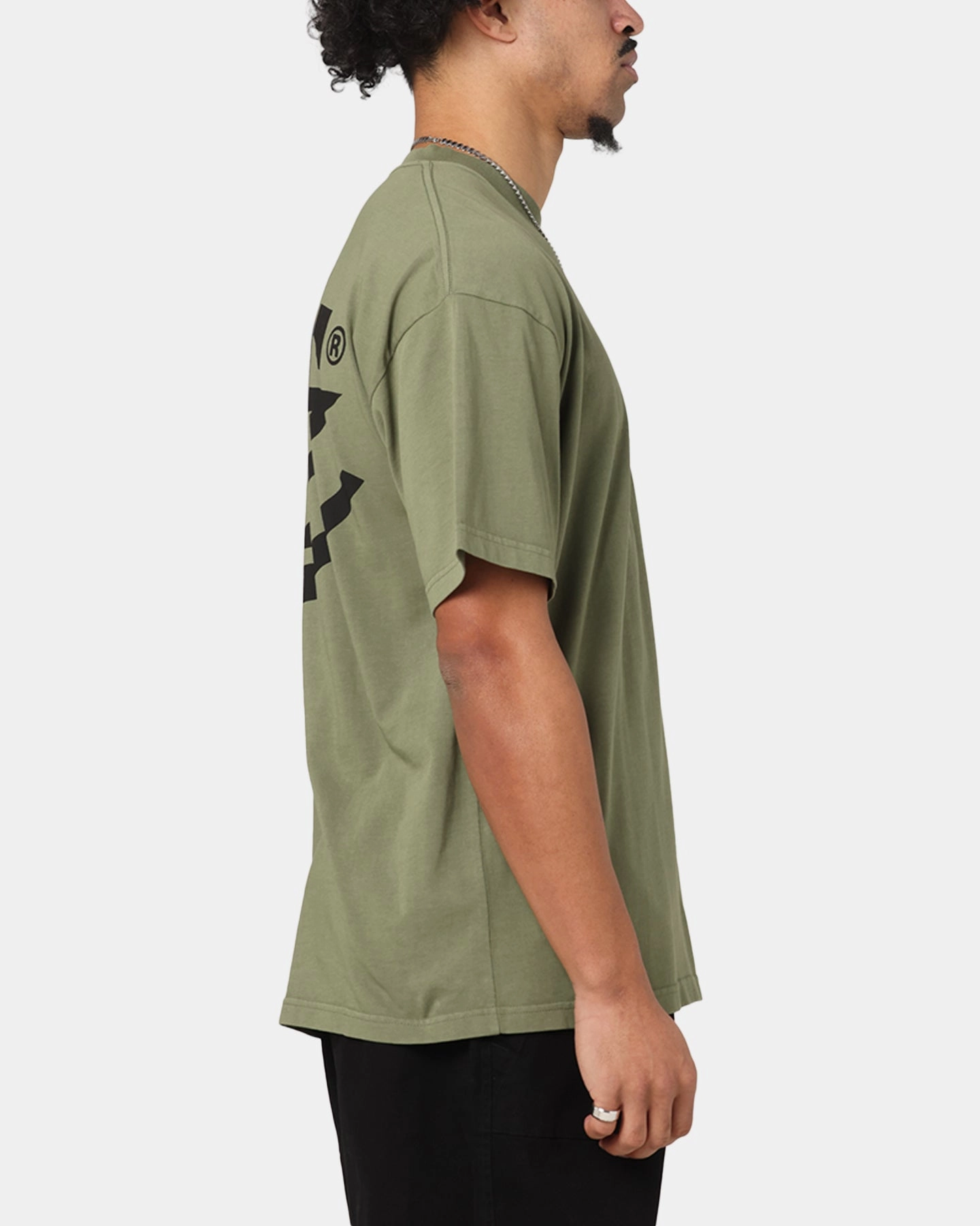 black friday Quality Fabric Carre C-Star Drop T-Shirt Khaki