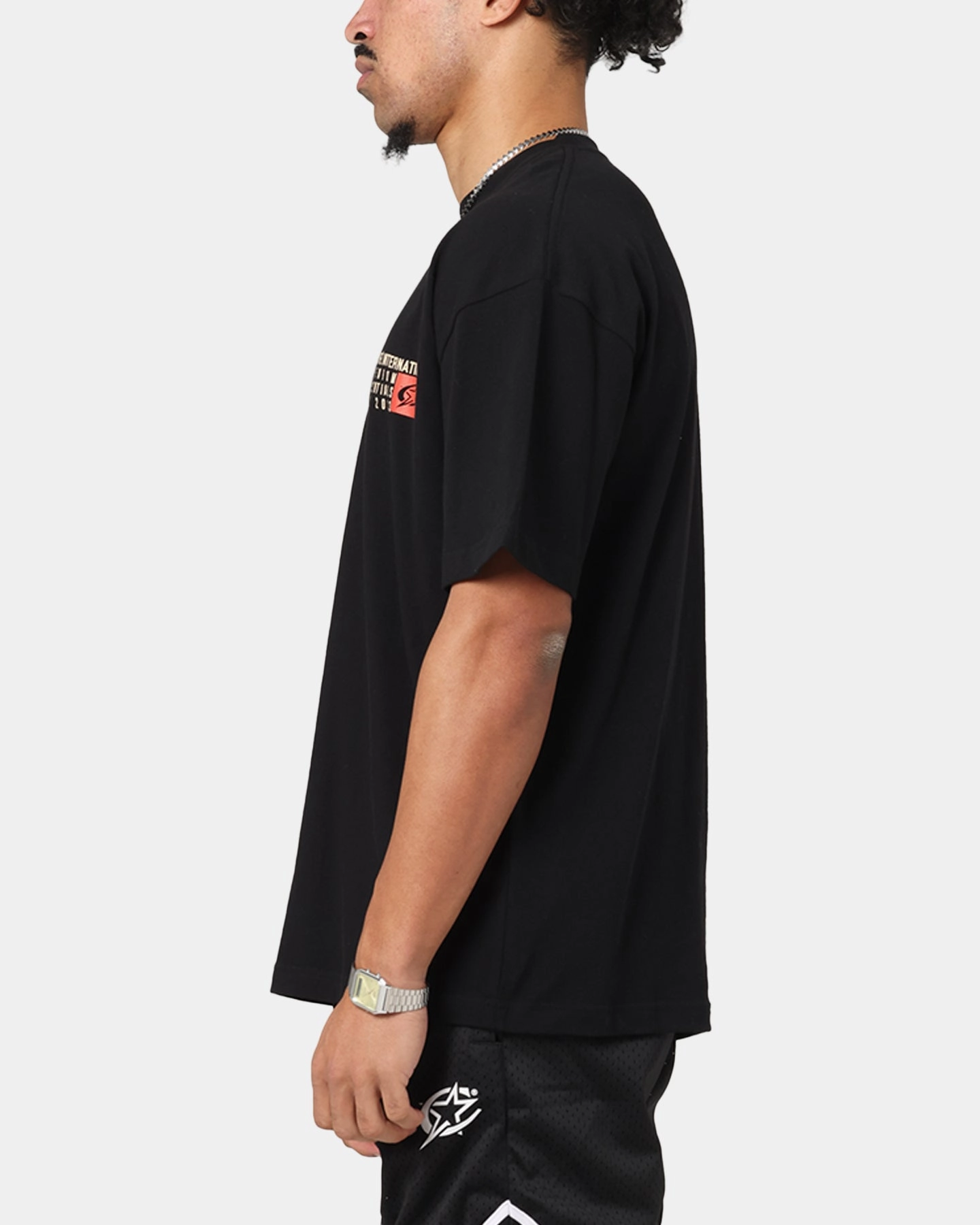 Carre C-Star Level T-Shirt Black Cycling endurance Teenager coolness