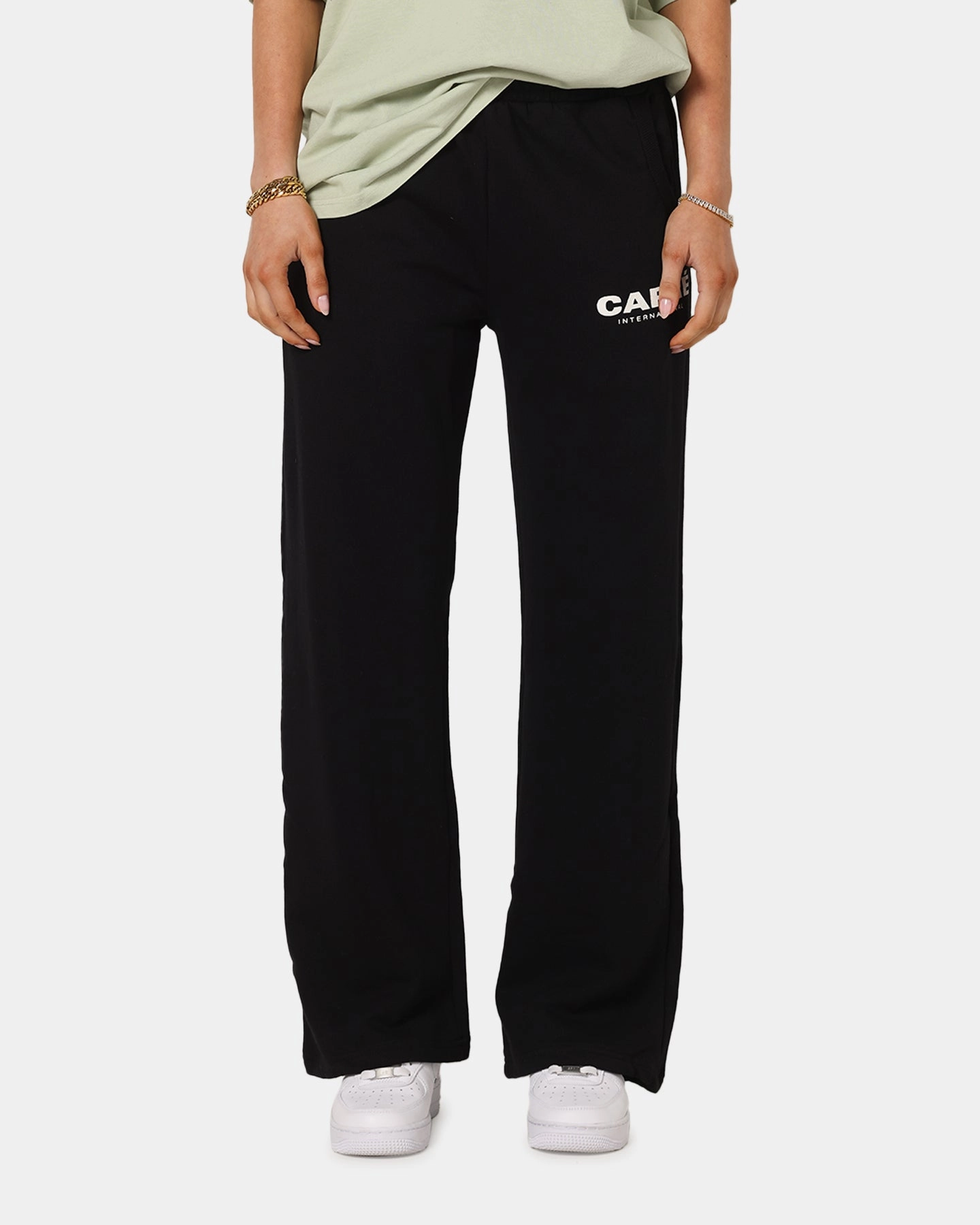 Yoga Ready MachineWashable Carre C-Star Line Pants Black