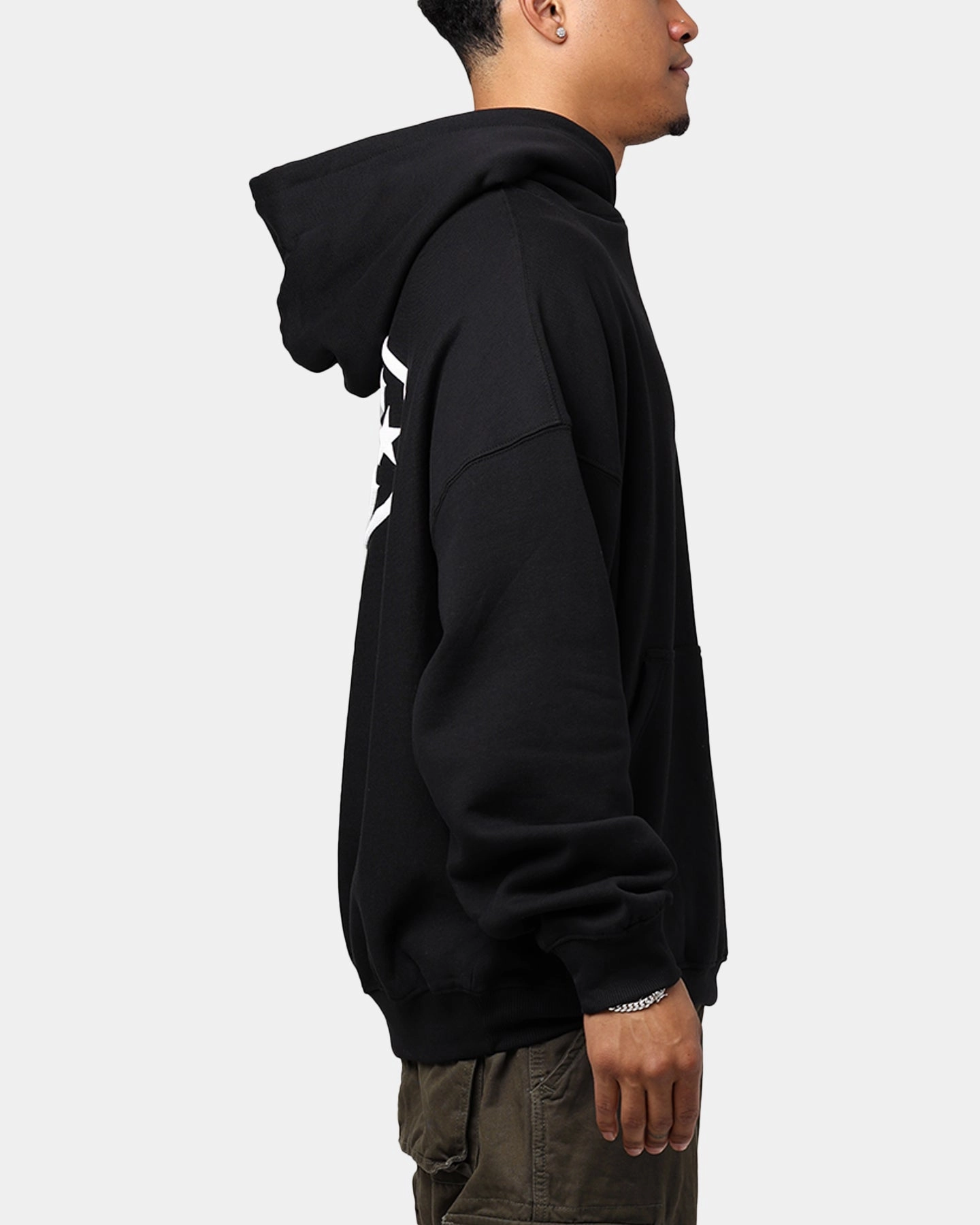 Desire Deal Carre C-Star Oversized Hoodie Black