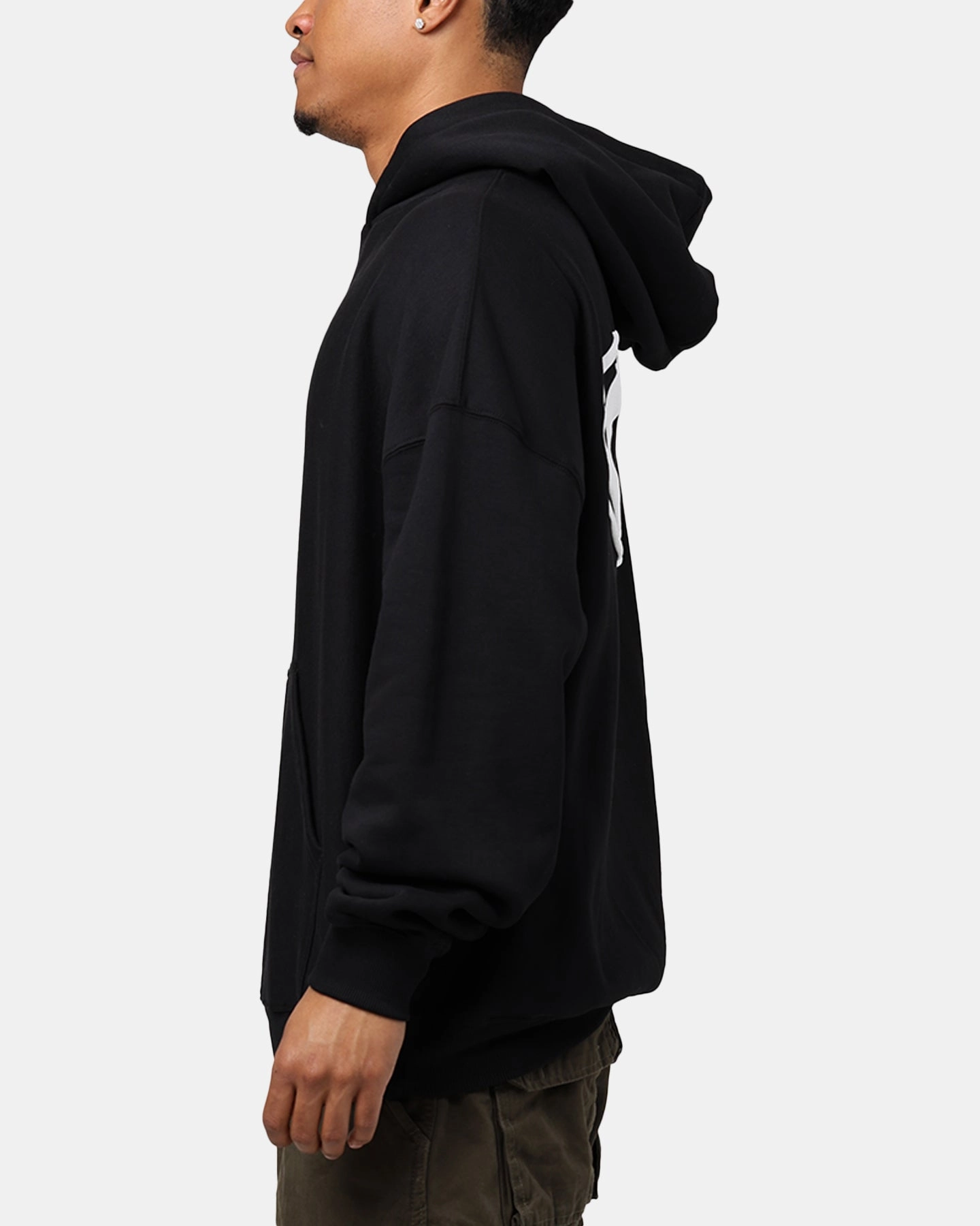 Carre C-Star Oversized Hoodie Black WrinkleResistant
