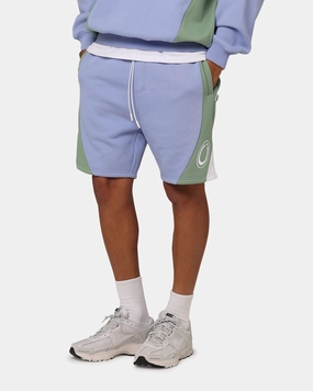Free Movement Team Spirit Carre C Star Panelled Shorts Pale Blue