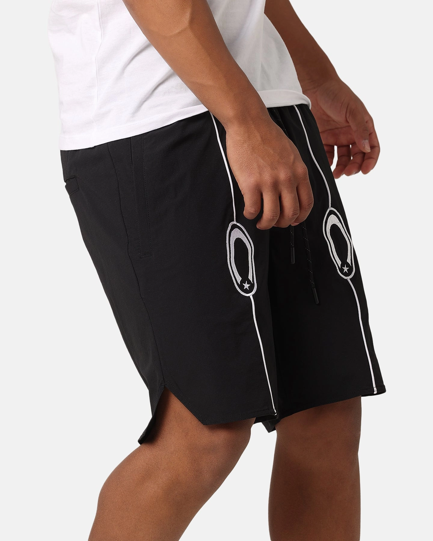 Golf shorts Carre C-Star Pipe Track Shorts Black