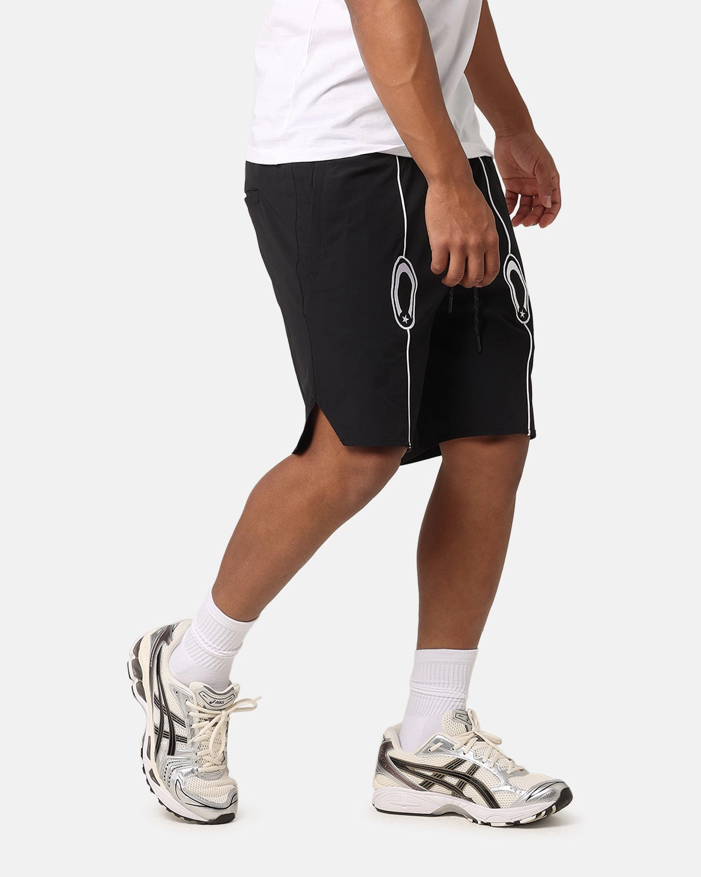 Carre C-Star Pipe Track Shorts Black cycling clothing