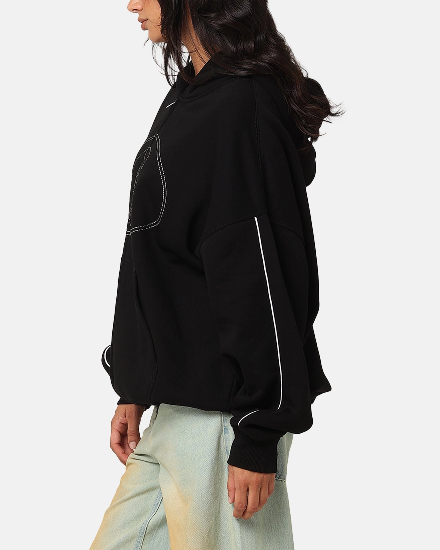 Carre C-Superstar Pipe Zip Hoodie Black Eco friendly materials