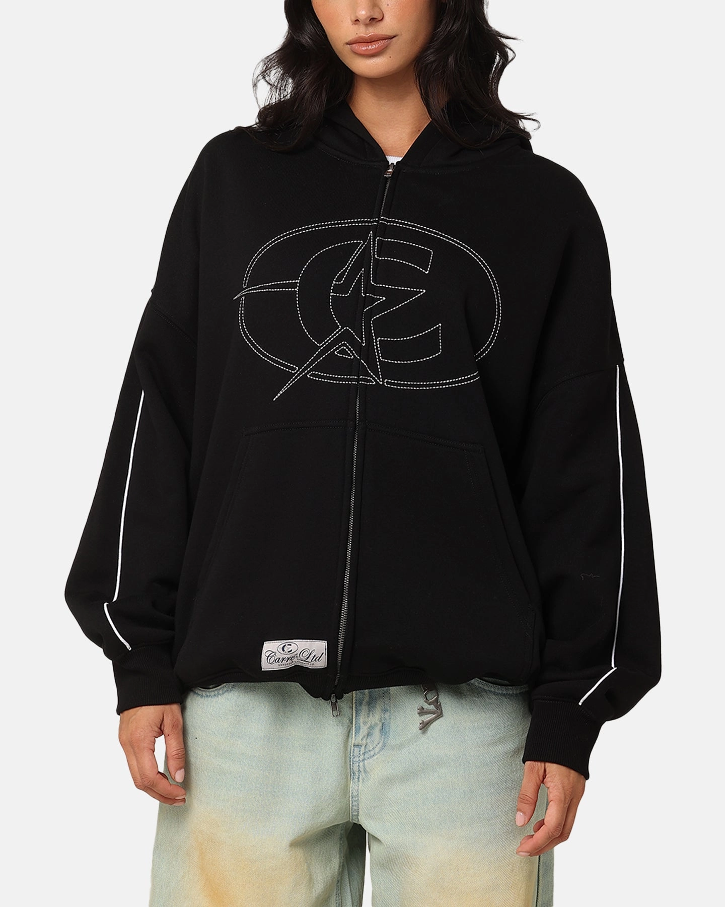 Carre C-Superstar Pipe Zip Hoodie Black Esteem