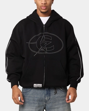 Carre C-Superstar Pipe Zip Hoodie Black Seasonal Function Compression Packed Design