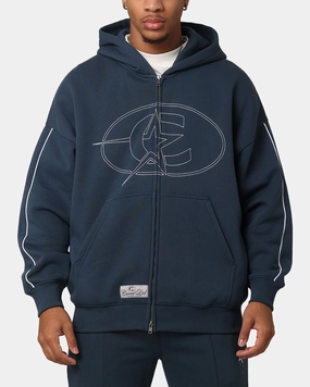 Carre C-Superstar Pipe Zip Hoodie Navy countryside